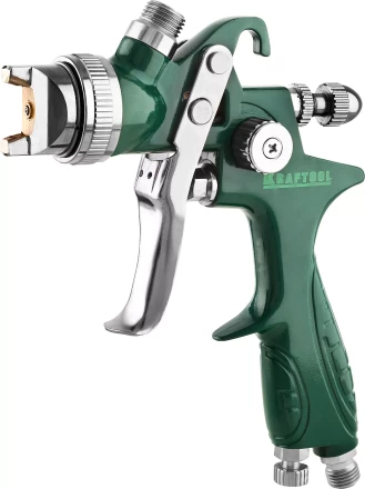 Краскопульт пневматический KRAFTOOL AirKraft, HVLP, c верхним бачком, 1,4мм 06522-1.4 купить в Надыме