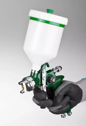 Краскопульт пневматический KRAFTOOL AirKraft, HVLP, c верхним бачком, 1,4мм 06522-1.4 купить в Надыме