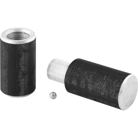 Петля гаражная с шаром D 20 x 140 мм 4 шт Россия Сибртех 920047 купить в Надыме