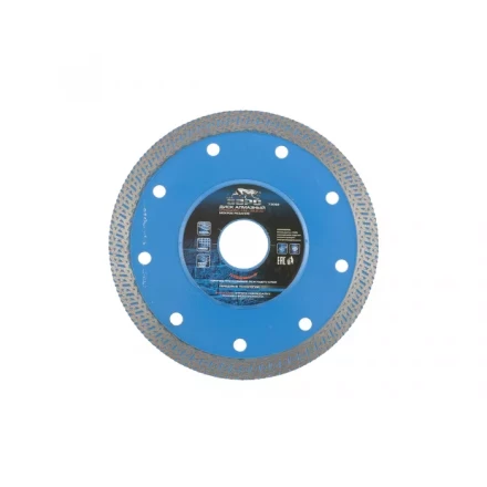 Диск алмазный cплошной 125 х 22,2 мм тонкий мокрое резание БАРС 73092 купить в Надыме