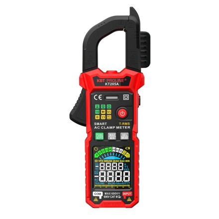 Токоизмерительные клещи КВТ KT 205А с True RMS (90385) купить в Надыме