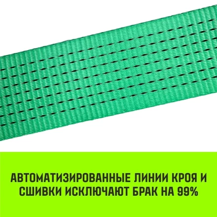 Ремень стяжной кольцевой с храповым механизмом HITCH REGULAR 75мм 10т 3м (SZ087983) купить в Надыме