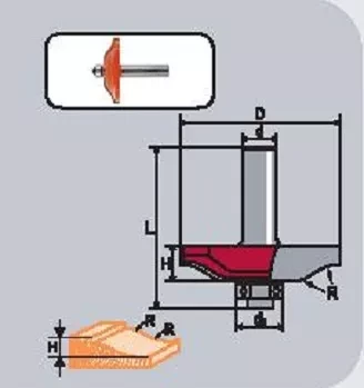 Фреза панельная с подшипником Кратон (1 09 06 002) 1 09 06 002 купить в Надыме