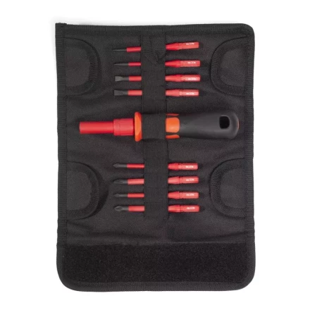 Диэлектрическая отвертка НИО-3308 с набором бит КВТ купить в Надыме