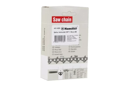 Цепь пильная HAMMER 3/8''-1,5мм-68зв. купить в Надыме