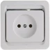 Розетка СВЕТОЗАР "ГАММА" одинарная, цвет белый, 16А/~250В SV-54100-W купить в Надыме