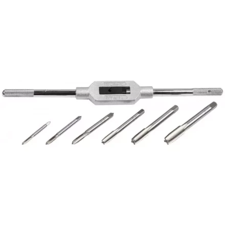 Набор ЗУБР "МАСТЕР" с металлореж. инструментом, метчики однопроходные М4-М12, метчикодержатель - на карточке, 7предметов 28126-H7 купить в Надыме