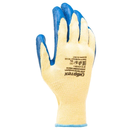 Перчатки трикотажные, полиэфирные, латексное рельефное покрытие, 10// Сибртех 677535 купить в Надыме