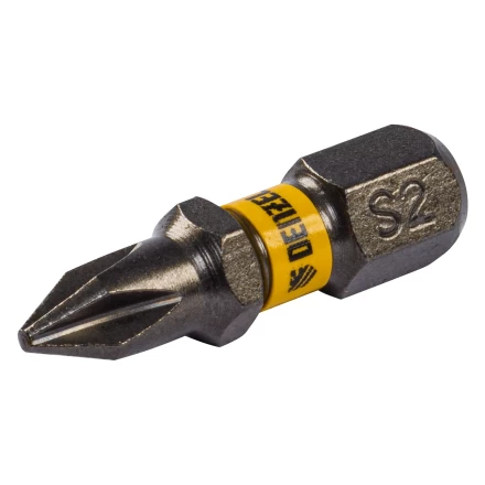 Бита PH1х25, сталь S2, шестигранный профиль, 10 шт. Е 6,3 Denzel 11651 купить в Надыме