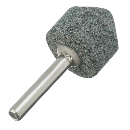 Шарошка абразивная, конус, для дрели, 25 x 25 мм, хвостовик d6 мм, 63С Denzel 76021 купить в Надыме