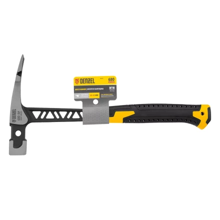 Молоток каменщика Denzel 10633, 680 г, цельнокованый, двухкомпонентная обрезиненная рукоятка купить в Надыме