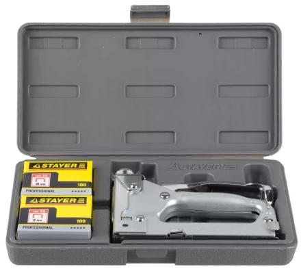 Степлер "Pro 53" для скоб тип 53 (4-14 мм), в кейсе, STAYER Professional 3150-H4_z01 купить в Надыме