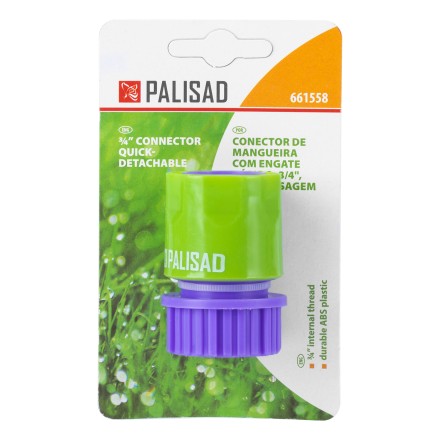 Соединитель пластмассовый быстросъемный, внутренняя резьба 3/4&quot; Palisad 661558 купить в Надыме