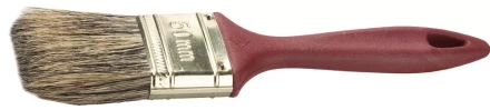 Кисть плоская ЗУБР "УНИВЕРСАЛ-ПРЕМИУМ" "КП-15", смешанная натуральная щетина, пластмассовая ручка, 100мм 4-01015-100 купить в Надыме