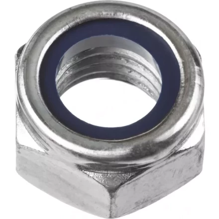 Гайка ЗУБР "МАСТЕР" DIN 985 самостопорящаяся, с нейлоновым кольцом, класс прочности 8, оцинкованная, M20, 5кг 303580-20 купить в Надыме