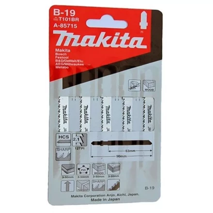 Пилки для лобзика Makita B-19 A-85715 купить в Надыме