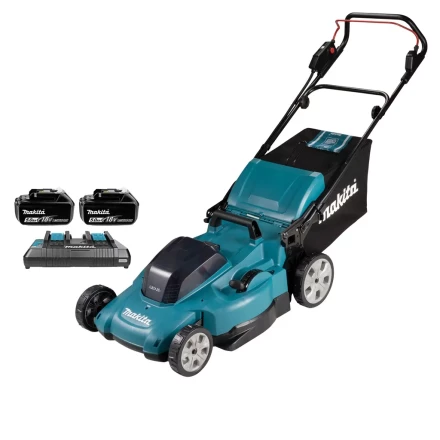 Аккумуляторная газонокосилка 53см, 2х18V Makita DLM538CT2 ( 2* 5Ач , ЗУ ) купить в Надыме