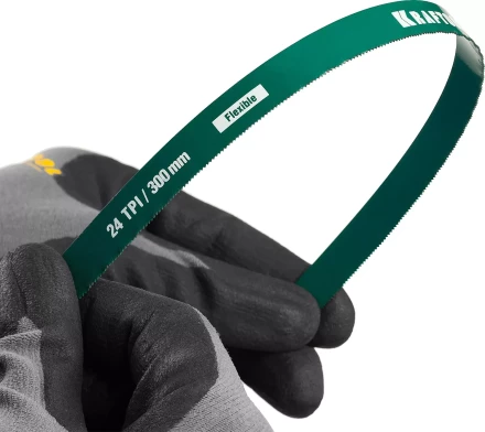 Полотно гибкое Max Flex, KRAFTOOL 15941-24-S2, безопасное, с волнообразной разводкой, 24 TPI, 2шт, 300мм 15941-24-S2 купить в Надыме