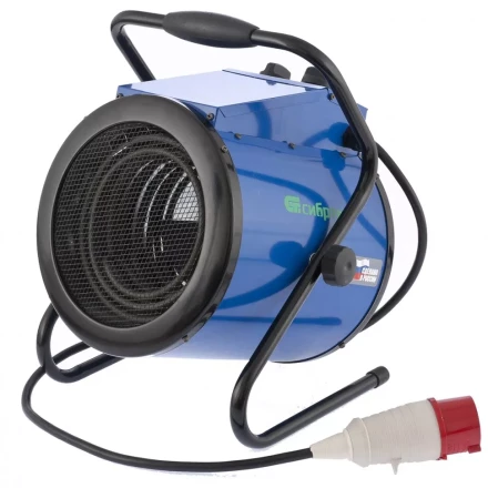 Тепловая пушка ТВ-9 380 В 3 режима вентилятор 4500-9000 Вт Сибртех 96435 купить в Надыме