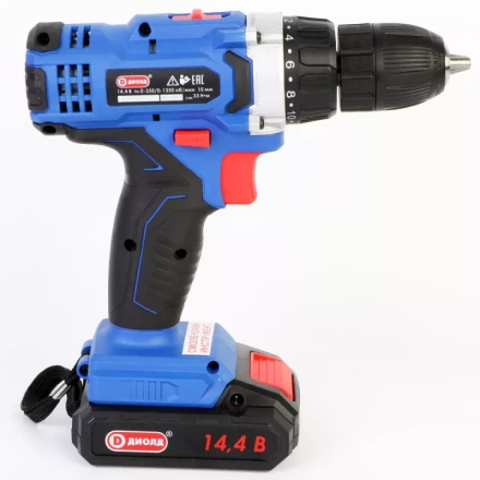 Аккумуляторная дрель-шуруповерт Диолд ДЭА-14ЛИ-07 купить в Надыме