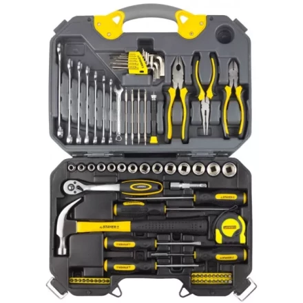 Набор инструментов STAYER "PROFI" универсальный, высококачественная CRV сталь, хромированное покрытие, 78 предметов 27710-H78 купить в Надыме