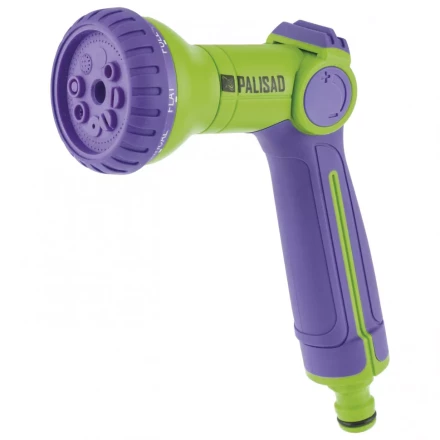 Пистолет-распылитель 8 режимов двухкомпонентная рукоятка Palisad 65160 купить в Надыме