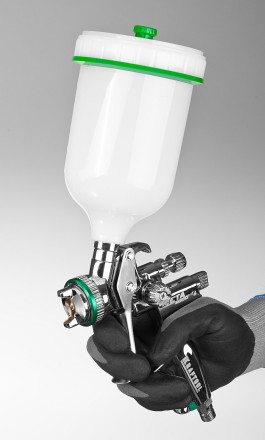 Краскопульт пневматический KRAFTOOL &quot;PRO&quot; Jeta 4000, HVLP, c верхним бачком, 1,3мм 06555-1.3 купить в Надыме