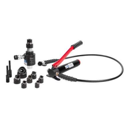 Пресс гидравлический помповый КВТ ПГПО-115 для пробивки отверстий в стальных листах (88211) купить в Надыме