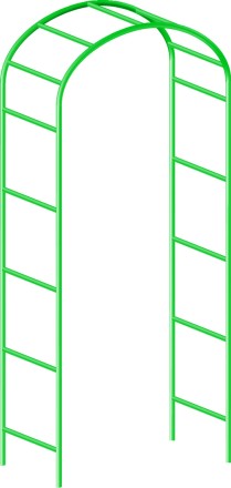 Арка садовая декоративная для вьющихся растений, 240х141см  PALISAD 69120 купить в Надыме