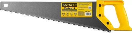 Ножовка ударопрочная (пила) STAYER ТАЙГА-5 450 мм, 5 TPI, быстрый рез поперек волокон, для крупных и средних заготовок 15061-45_z01 купить в Надыме