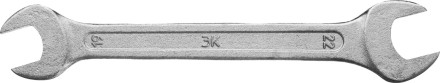 Ключ рожковый гаечный ЗУБР &quot;СТАНДАРТ&quot;, оцинкованный, 19х22мм 27115-19-22 купить в Надыме