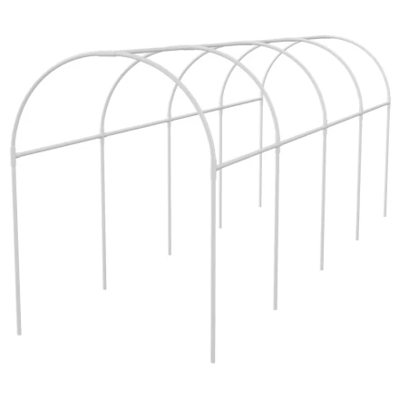 Каркас парника пластиковый 5х1,1х1,2м дуга d 20 мм белый PALISAD 63902 купить в Надыме