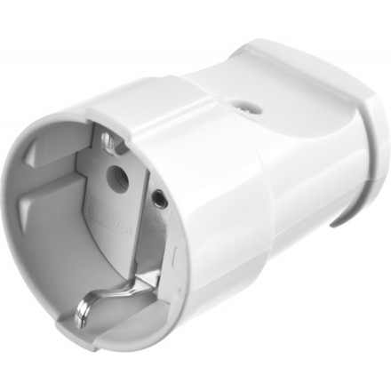 Розетка MAXElectro электрическая, 16А/220В, с заземлением, белая, STAYER 55180-W купить в Надыме