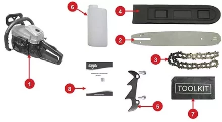 Бензопила Elitech БП 52/20 купить в Надыме