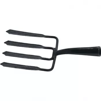 Вилы копальные 4-х рогие 190 х395 мм широкий зуб удлиненная тулейка без черенка (АРТИ)  Россия 63838 купить в Надыме