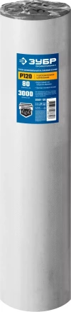 ЗУБР Р120, 800 мм, 30 м, водостойкий, шлифовальный рулон на тканевой основе, Профессионал (35501-120) купить в Надыме