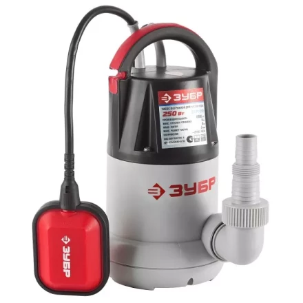 Насос ЗУБР погружной, дренажный, для чистой воды, 110 л/мин, 250Вт ЗНПЧ-250 купить в Надыме