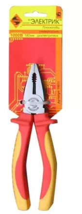 Плоскогубцы универс. диэлектрические 180мм 1/6/60 19011 купить в Надыме