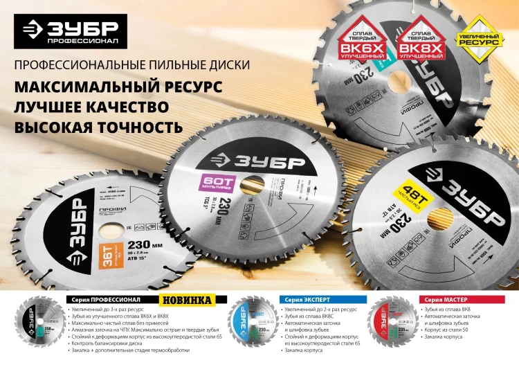 Диск пильный ЗУБР "ПРОФИ" "Точный-МУЛЬТИ рез" по алюминию, ламинату, пластику, ДСП, 60Т, 200х32мм 36853-200-32-60 купить в Надыме