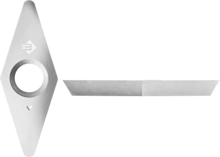 Резец ЗУБР "ЭКСПЕРТ"сменный твердосплавный для набора 18371-H3 тип "Ромб" 27х10мм, 2рабочие грани 18372 купить в Надыме