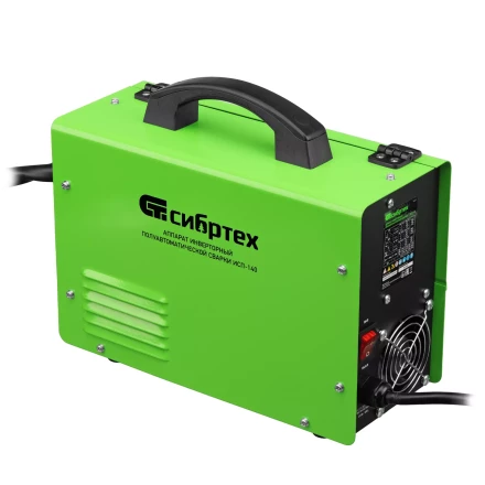 Аппарат инвертор. полуавтомат. сварки Сибртех ИСП-140, 140 А, ПВ 60% 94321 купить в Надыме