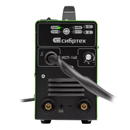 Аппарат инвертор. полуавтомат. сварки Сибртех ИСП-140, 140 А, ПВ 60% 94321 купить в Надыме