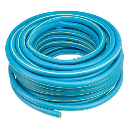 Шланг поливочный армированный Palisad 3 слойный ТЭП 3/4'', 35 м, лазурный 67109 купить в Надыме