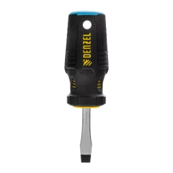 Отвертка, SL6x38 мм, S2, 3к рукоятка Denzel 122017