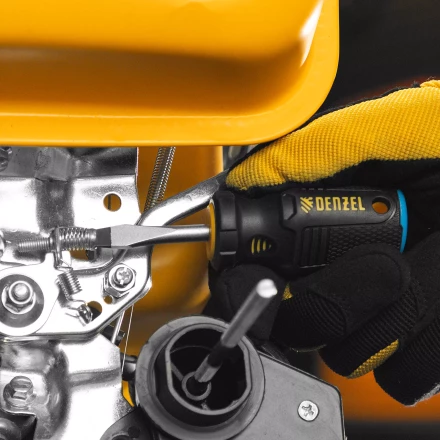 Отвертка, SL6x38 мм, S2, 3к рукоятка Denzel 122017 купить в Надыме