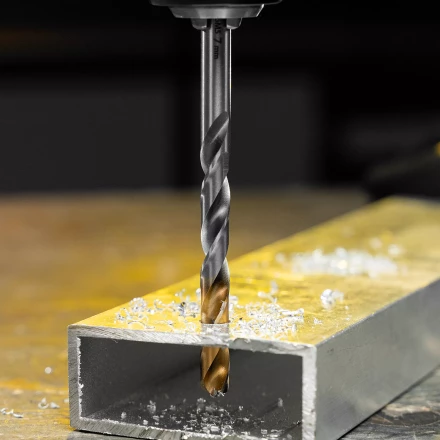 Сверло спиральное по металлу Denzel 7,0 x 109 мм, Р6М5, Golden Tip, 718237 купить в Надыме