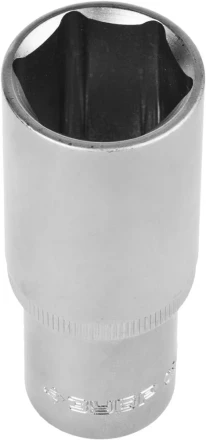 Головка торцовая ЗУБР "МАСТЕР" (1/2"), удлиненная, Cr-V, FLANK, хроматированное покрытие, 22мм 27726-22 купить в Надыме