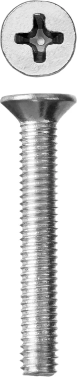 Винт DIN 965, M6 x 50 мм, 5 шт, кл. пр. 4.8, оцинкованный, ЗУБР 303116-06-050 купить в Надыме
