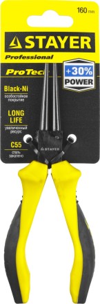 Круглогубцы STAYER &quot;PROTech&quot;, эксцентриковое расположение шарнира, 160мм 22027-8-16_z02 купить в Надыме