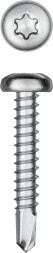 Нержавеющие саморезы DS-P с полукруглой головкой, коробка 300931-39-032